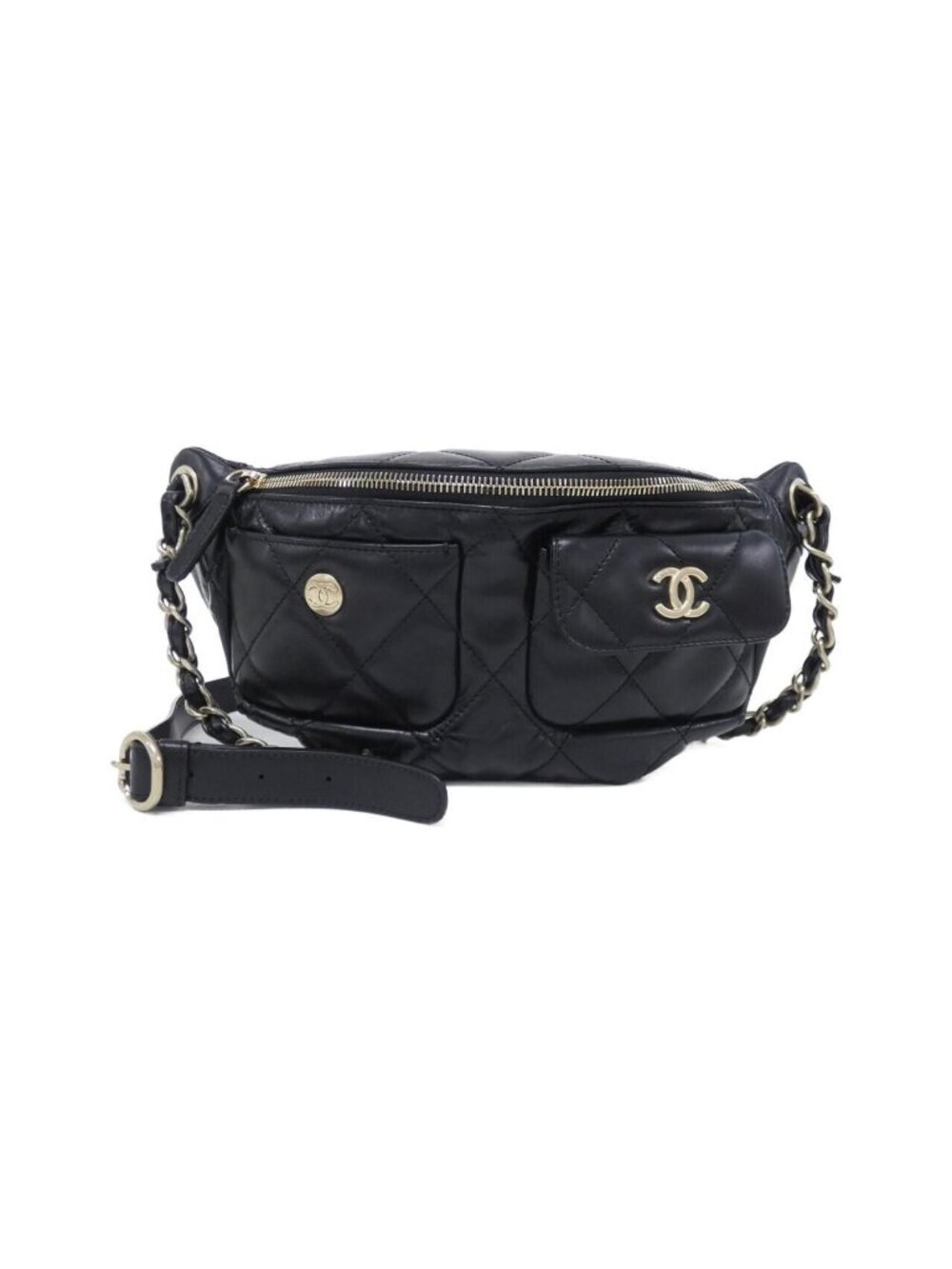 Chanel Waist Bag Belt Bag Black